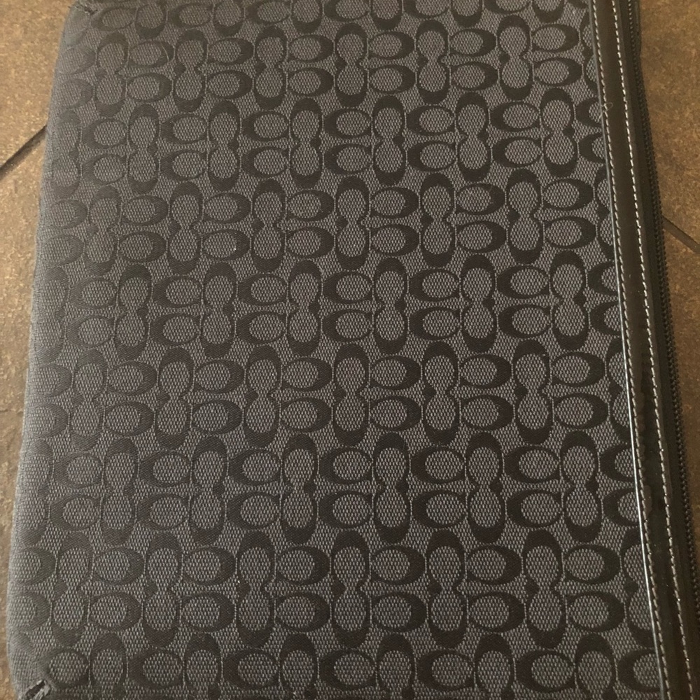 Coach tablet case.